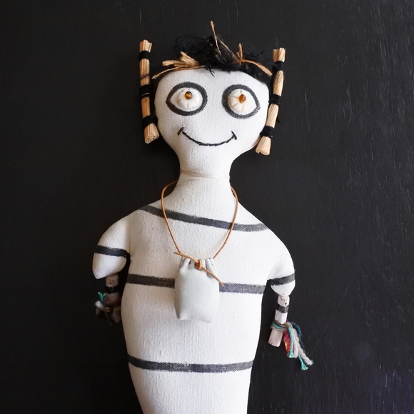 Spinning Hawk Santa Fe Native American Hopi Kachina Folk Art Doll - Picture 2 of 5